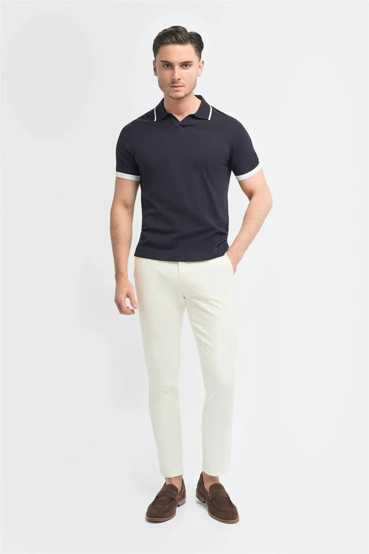 Polo Cavani Enrico bleu marine