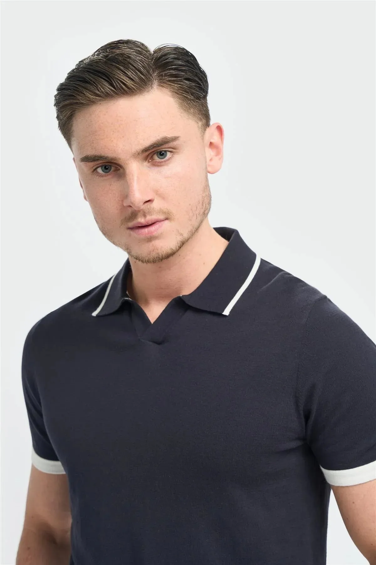 Polo Cavani Enrico bleu marine