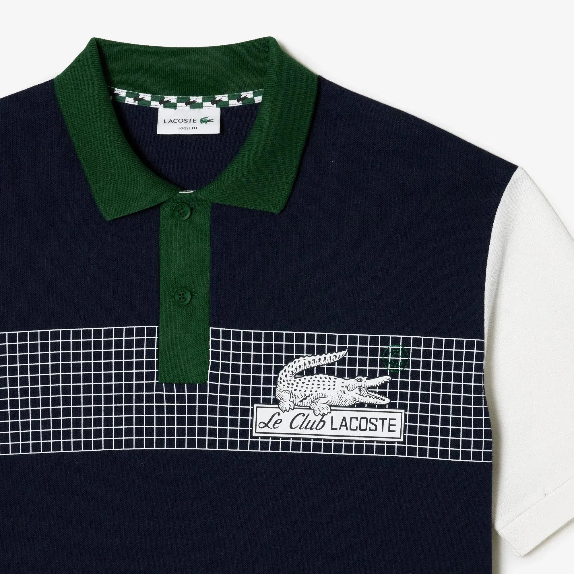 Polo de hombre Lacoste loose fit en algodón ecológico