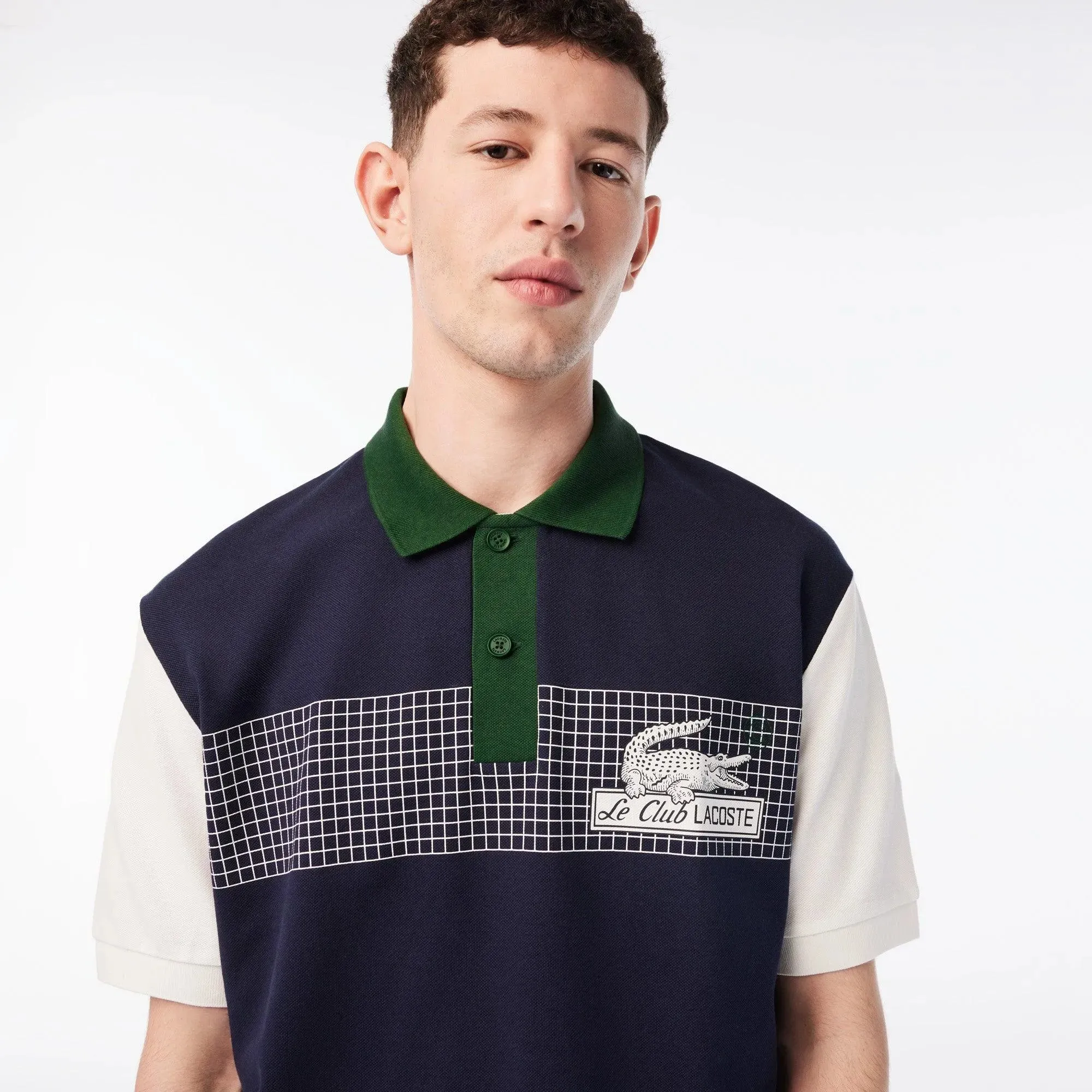 Polo de hombre Lacoste loose fit en algodón ecológico