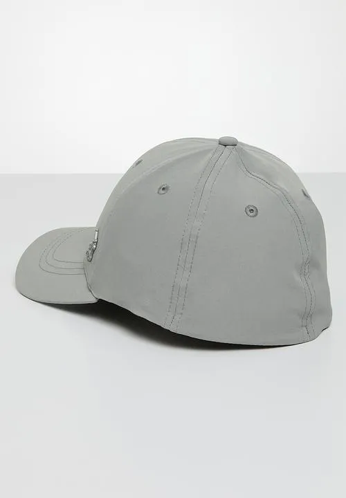 Polo Men's 6 Panel Metal Pony Fitted Peak Light Grey