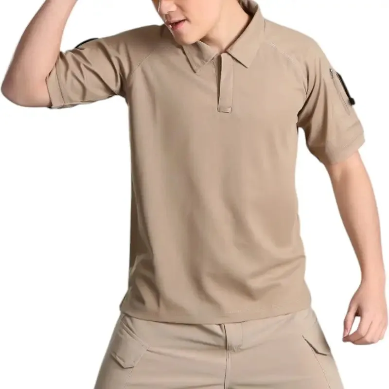 Polo militaire kaki