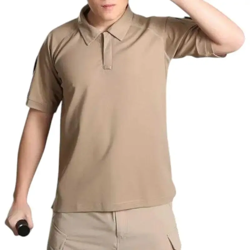 Polo militaire kaki