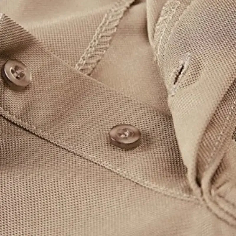 Polo militaire kaki