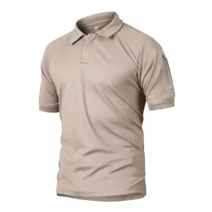 Polo militaire kaki