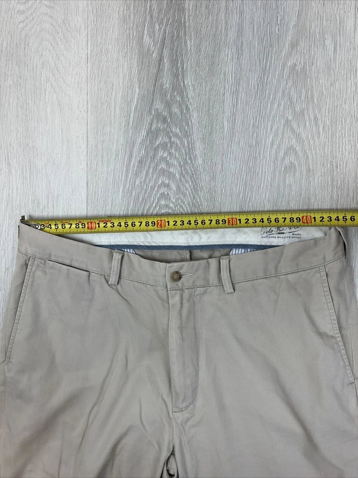 Polo Ralph lauren Mens Beige Chinos Size 36/30