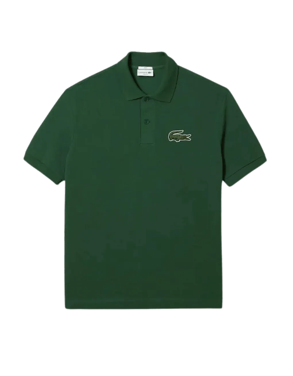 Polo unisex Lacoste loose fit en piqué de algodón verde