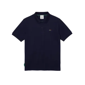 Polo unisex Lacoste L!VE relaxed fit en piqué de algodón stretch