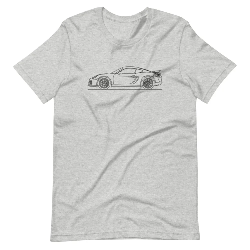 Porsche Cayman GT4 Outline T-shirt