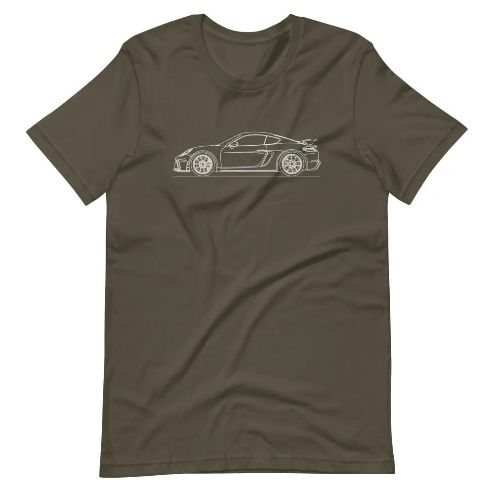 Porsche Cayman GT4 Outline T-shirt