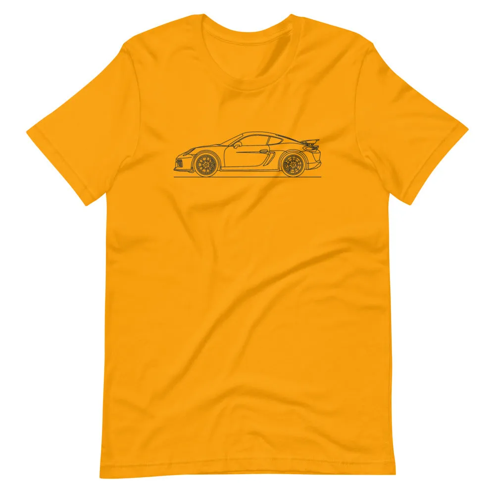Porsche Cayman GT4 Outline T-shirt