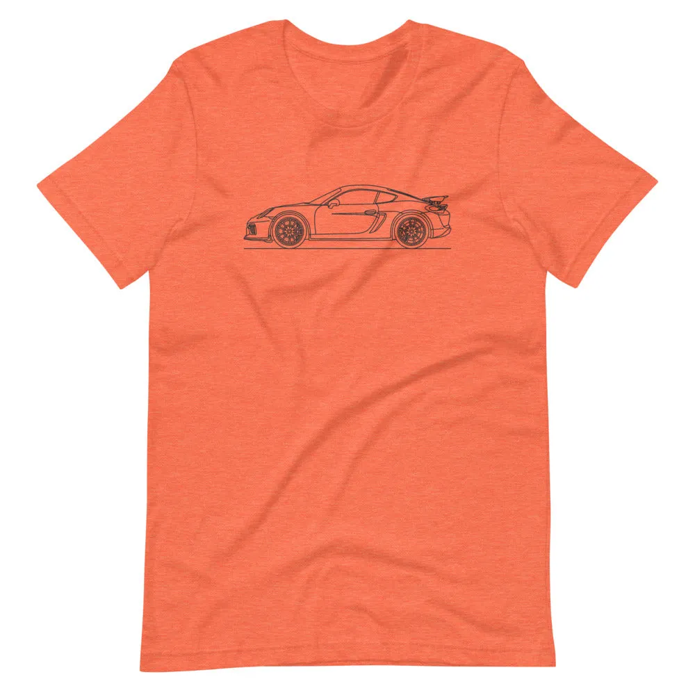 Porsche Cayman GT4 Outline T-shirt