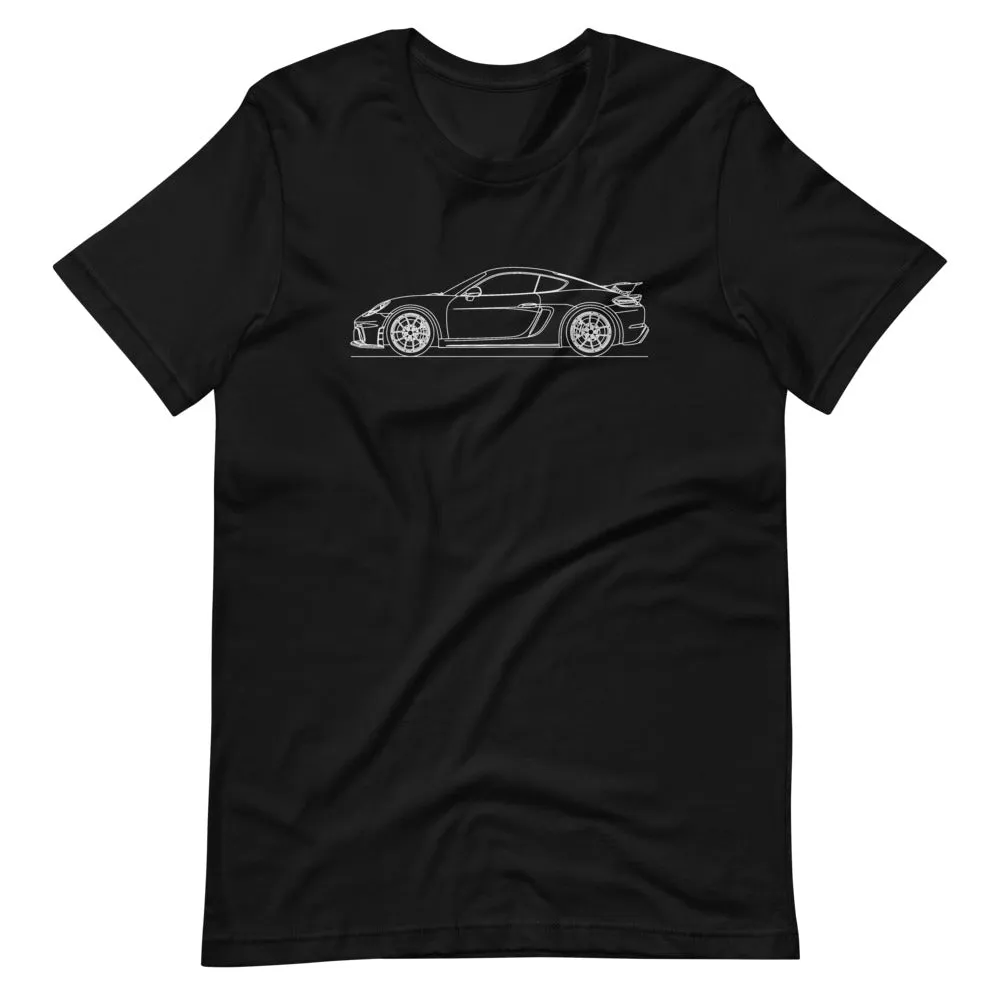 Porsche Cayman GT4 Outline T-shirt