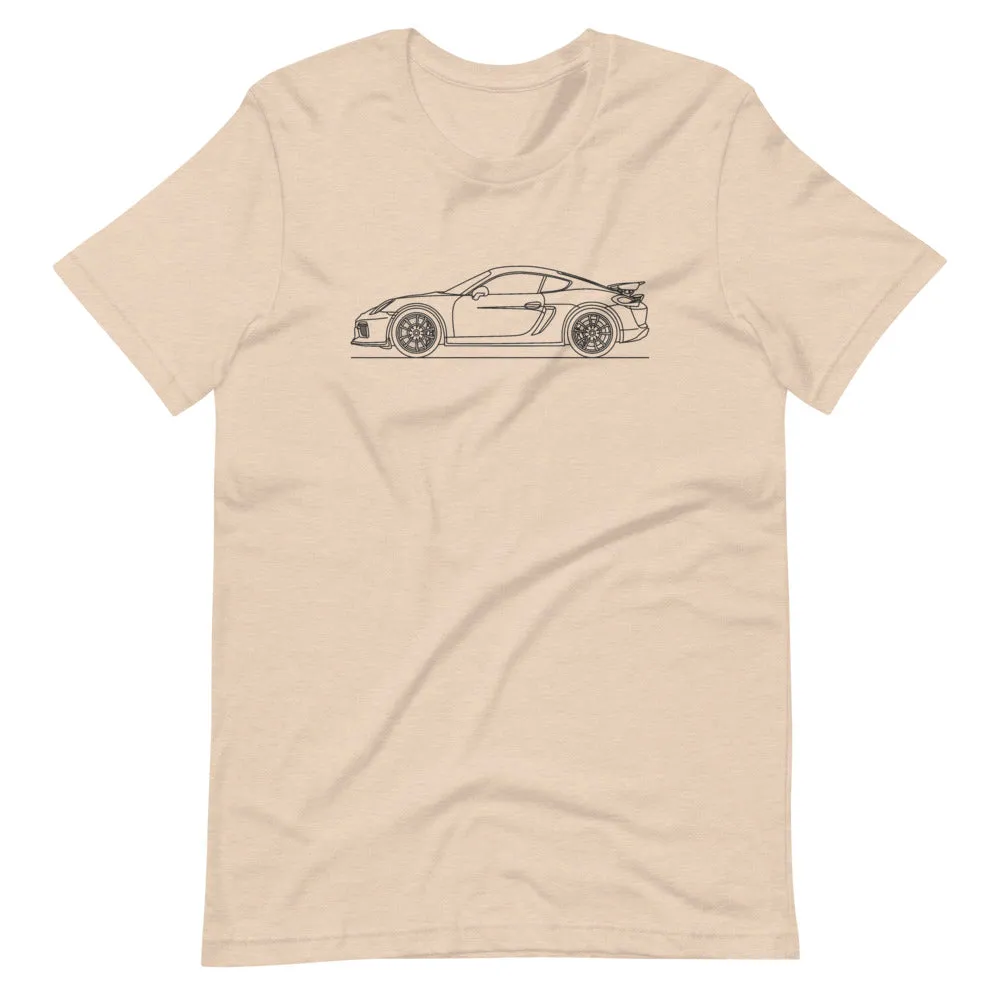 Porsche Cayman GT4 Outline T-shirt