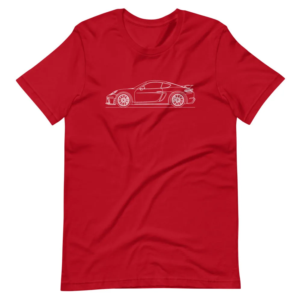 Porsche Cayman GT4 Outline T-shirt