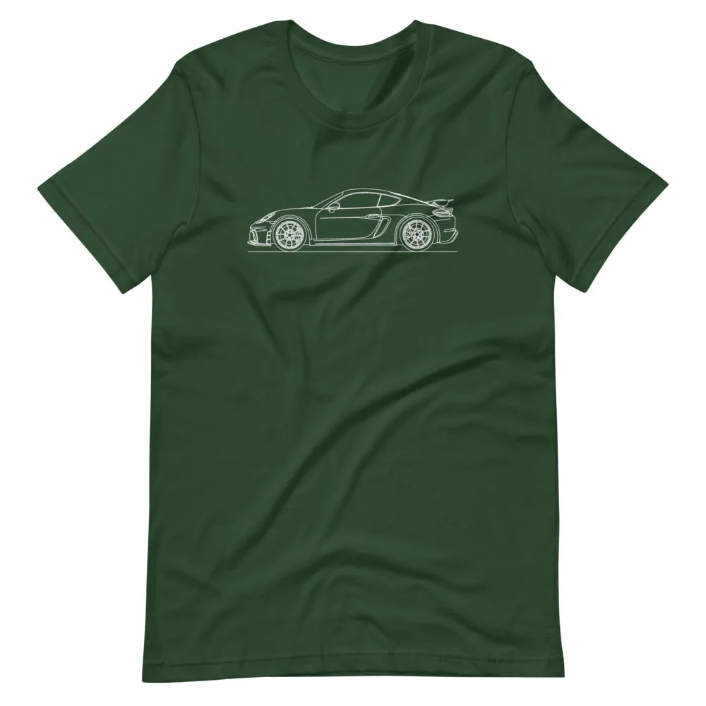 Porsche Cayman GT4 Outline T-shirt
