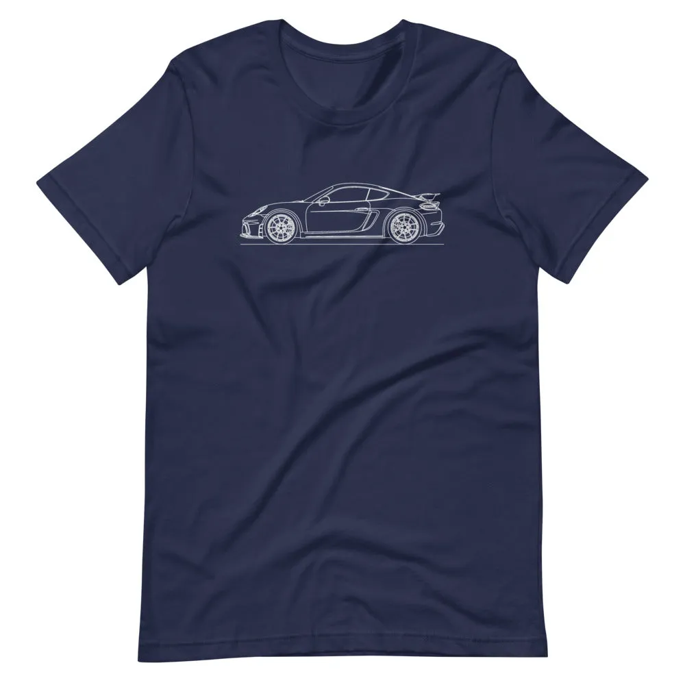 Porsche Cayman GT4 Outline T-shirt