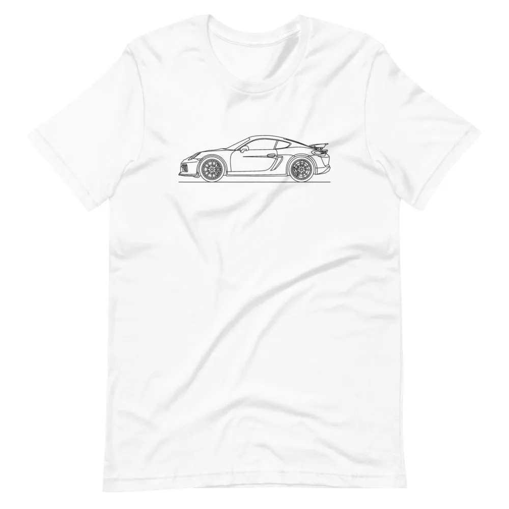 Porsche Cayman GT4 Outline T-shirt