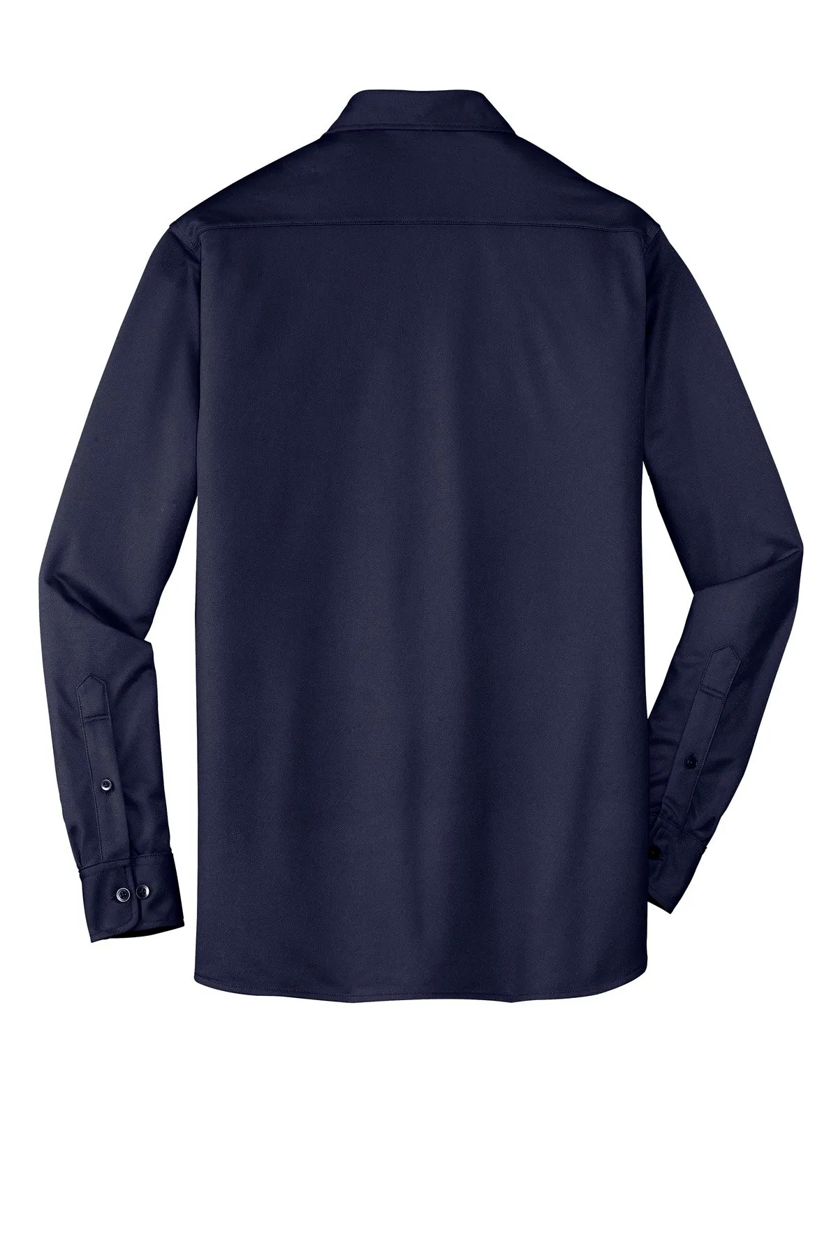 Port Authority Dimension Knit Dress Shirt. K570 Dark Navy