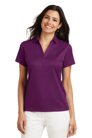 Port Authority Women's Performance Fine Jacquard Polo. L528 Violet Purple