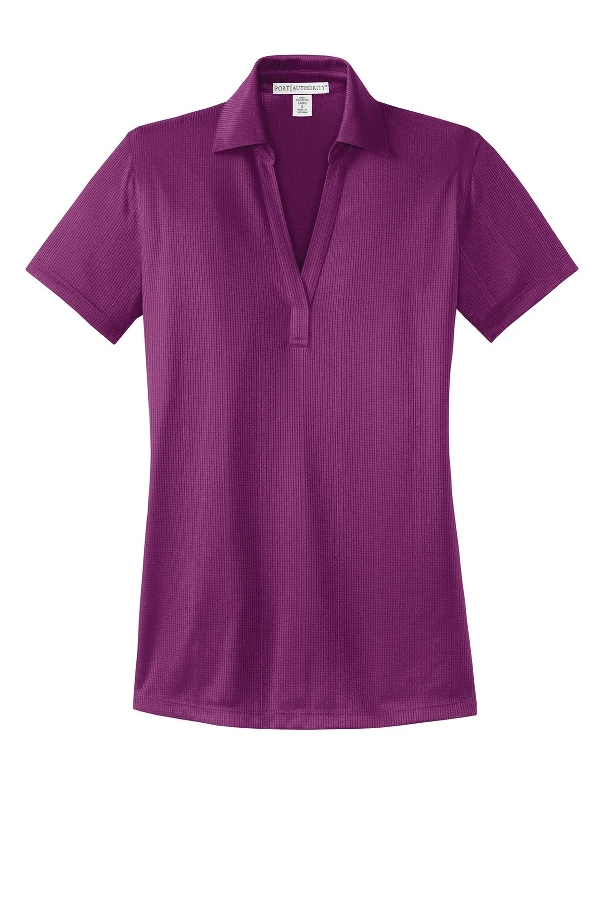 Port Authority Women's Performance Fine Jacquard Polo. L528 Violet Purple