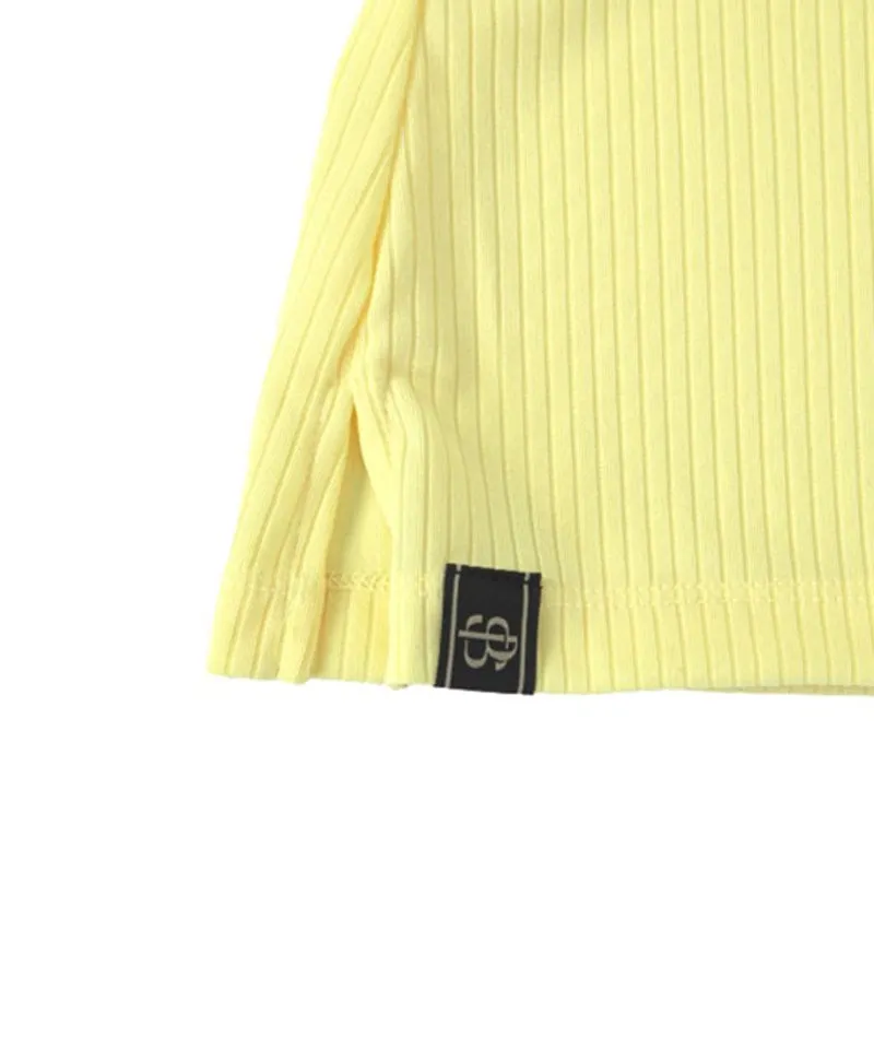 POSHERD Light Cool Pique Top - Light Yellow