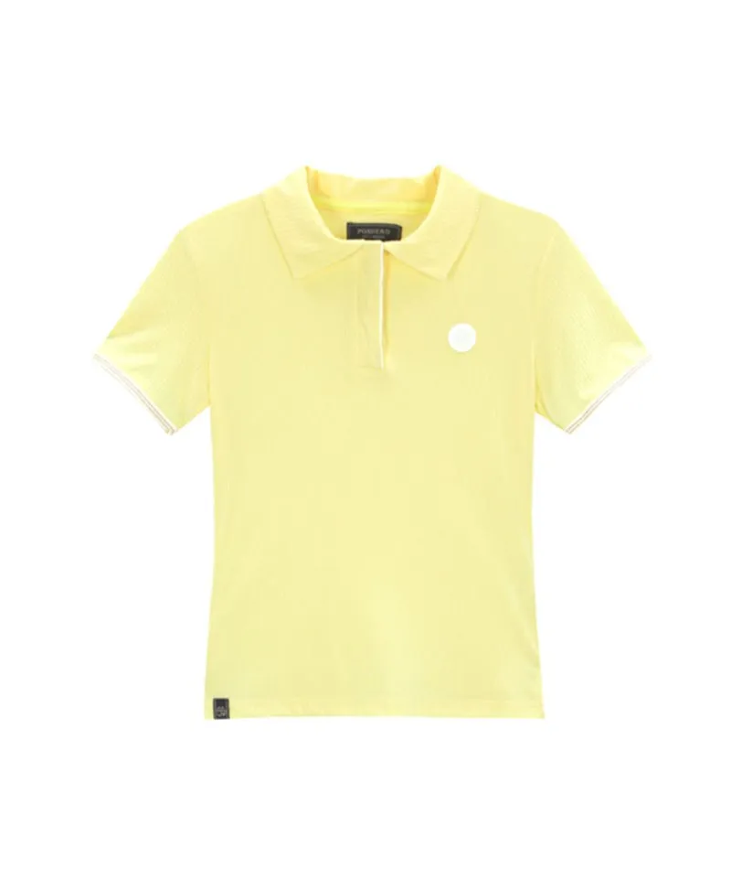 POSHERD Light Cool Pique Top - Light Yellow