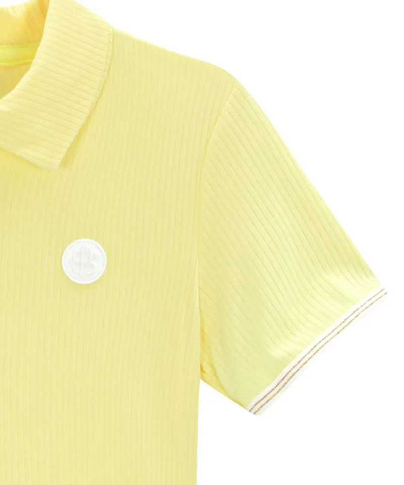POSHERD Light Cool Pique Top - Light Yellow