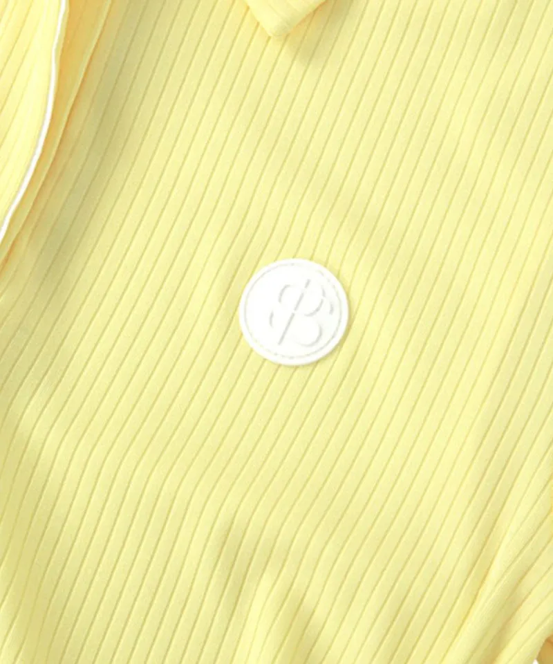 POSHERD Light Cool Pique Top - Light Yellow