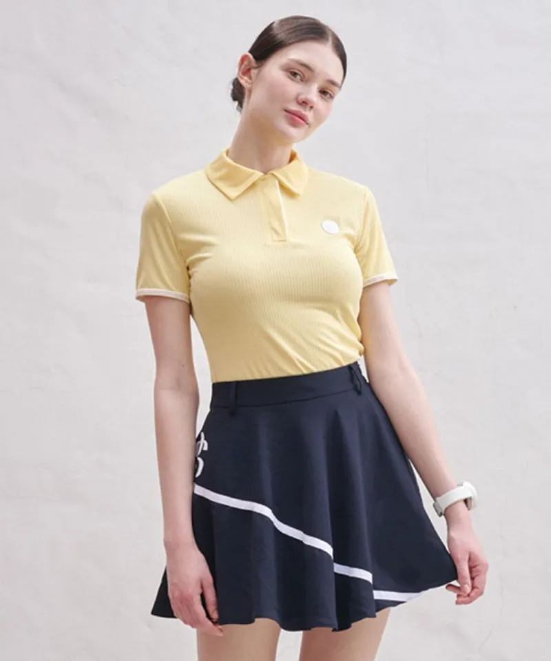 POSHERD Light Cool Pique Top - Light Yellow