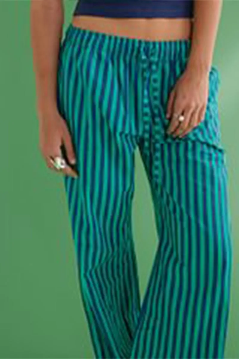 PR3271 Stripe Casual Long Pants