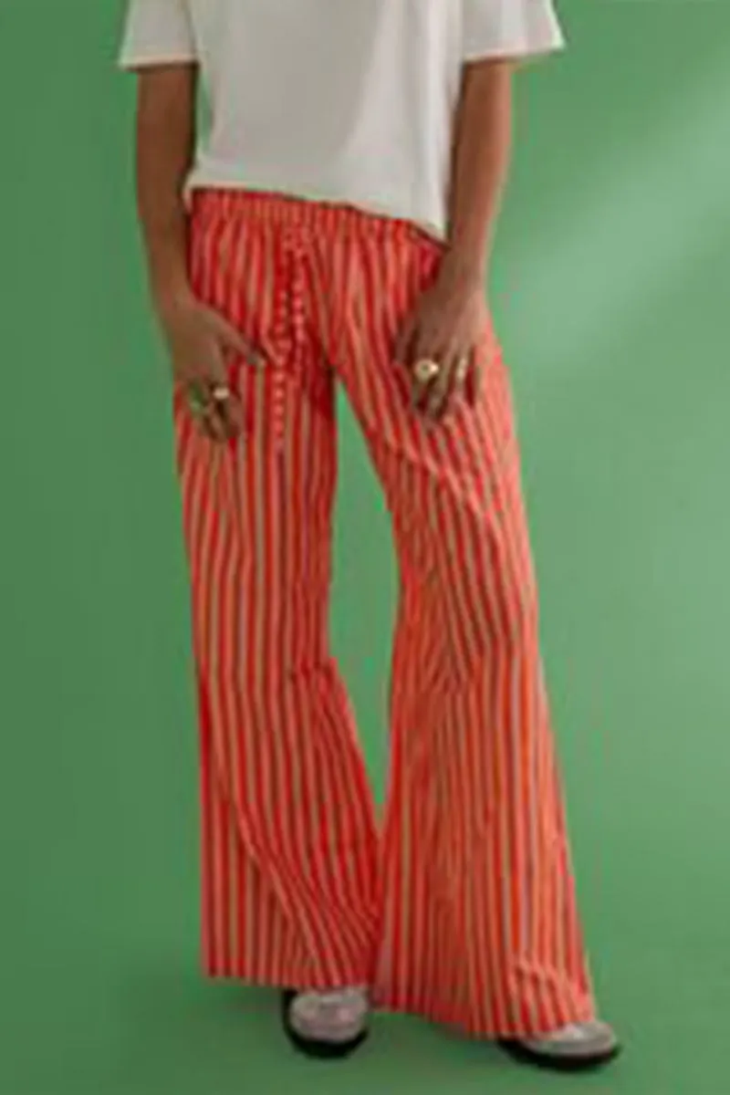 PR3271 Stripe Casual Long Pants