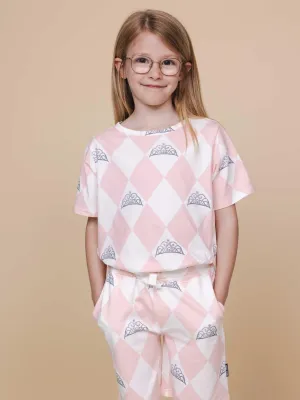 Princess T-shirt en Shorts set Kids