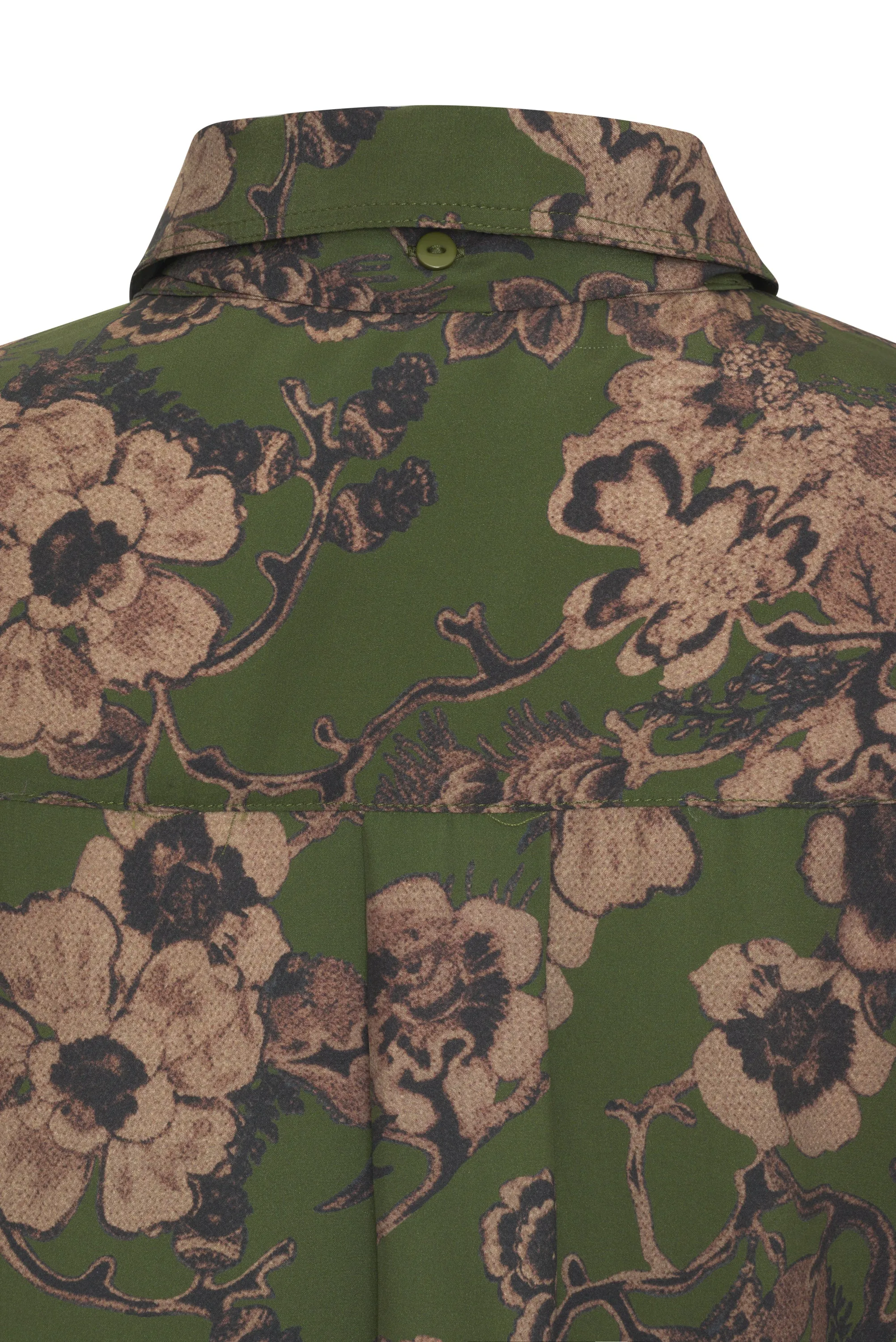 Printed LA Loose Shirt Sage Botanical
