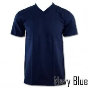Pro Club Comfort Short Sleeve V-Neck Navy Blue T-Shirt