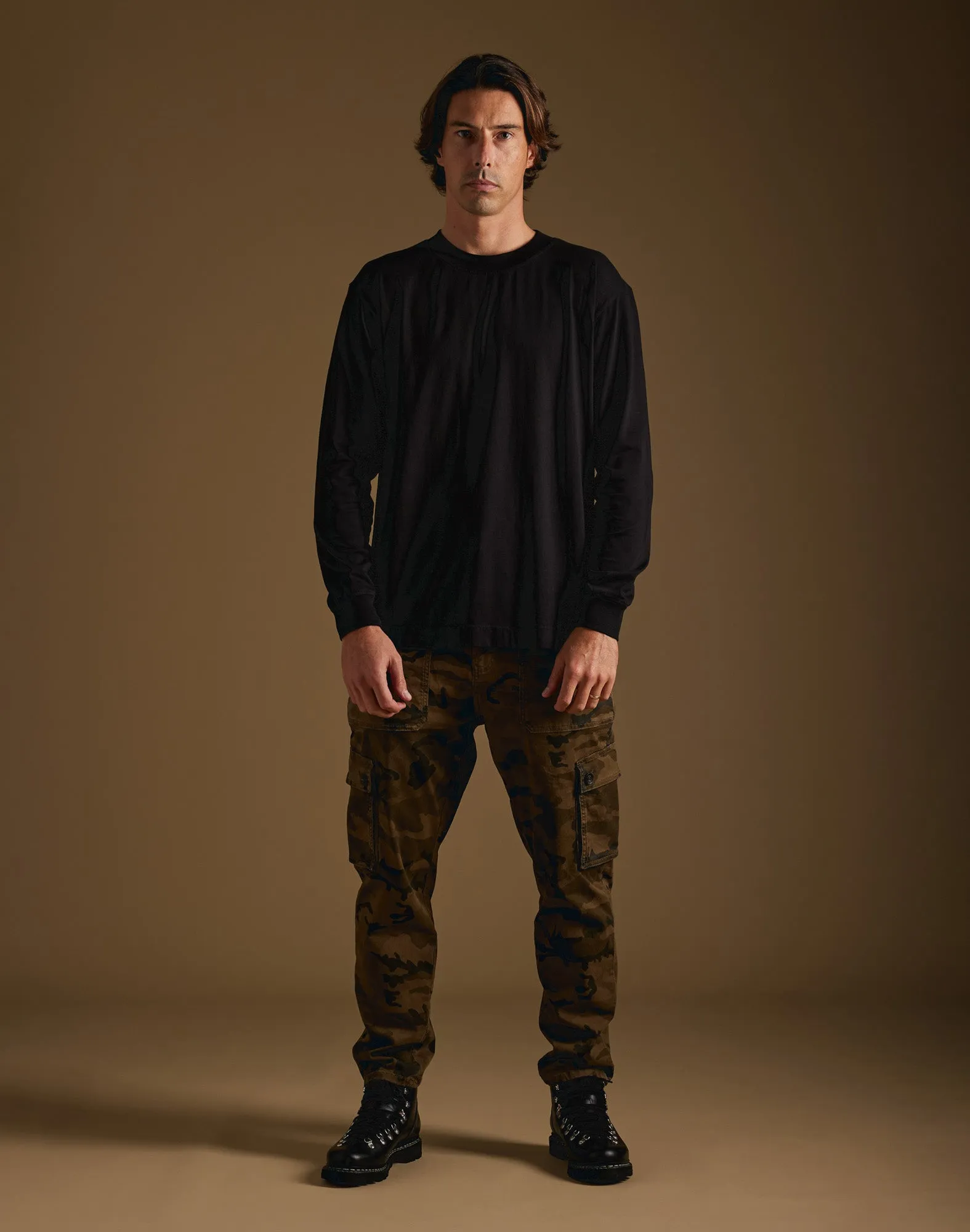 Pull-in TSH Long Sleeve Black