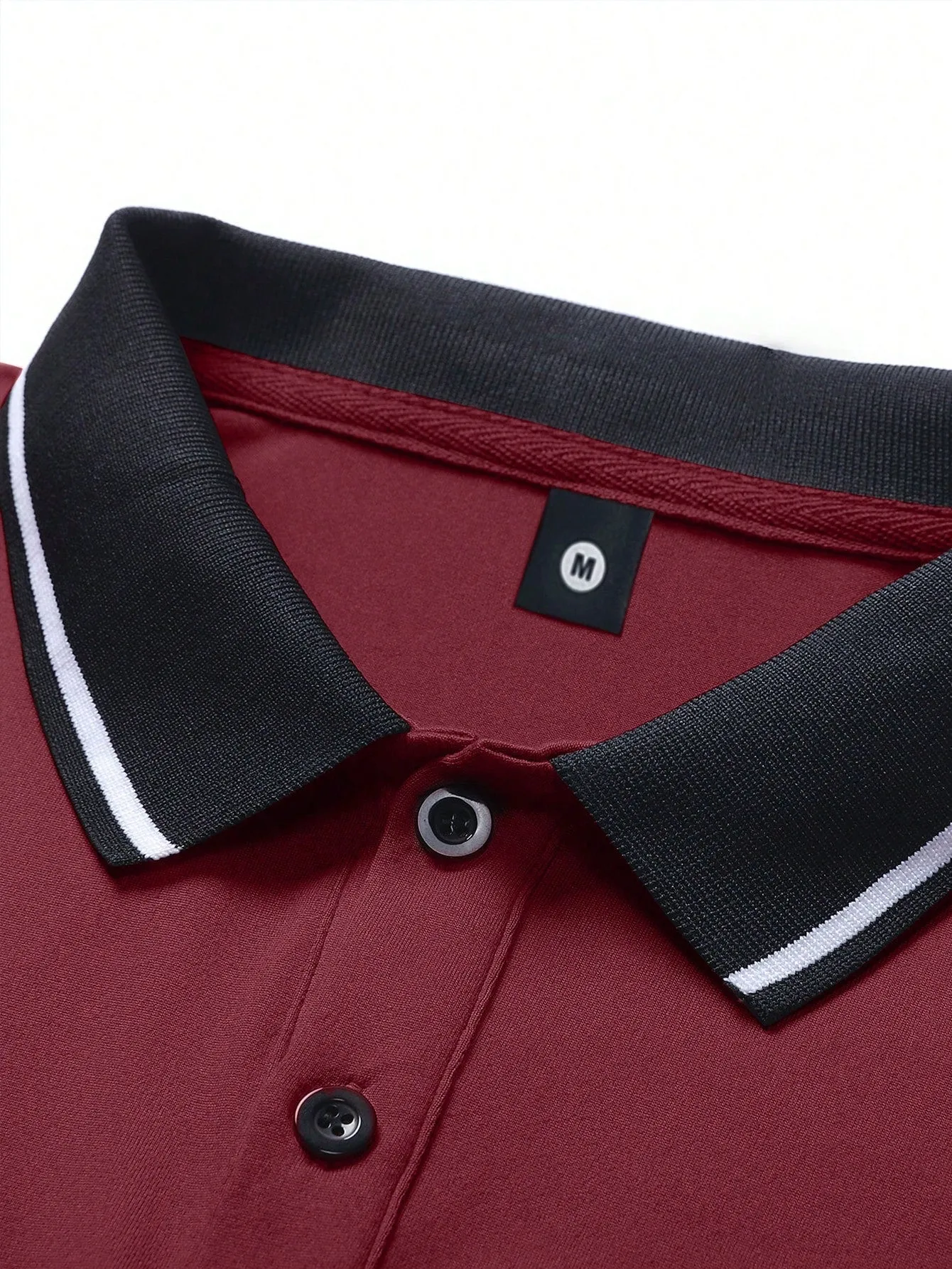 QA Spring And Autumn Men Long-Sleeved Polo Shirt With Collar Solid Color Light Board Casual Sports Clothes Men Top