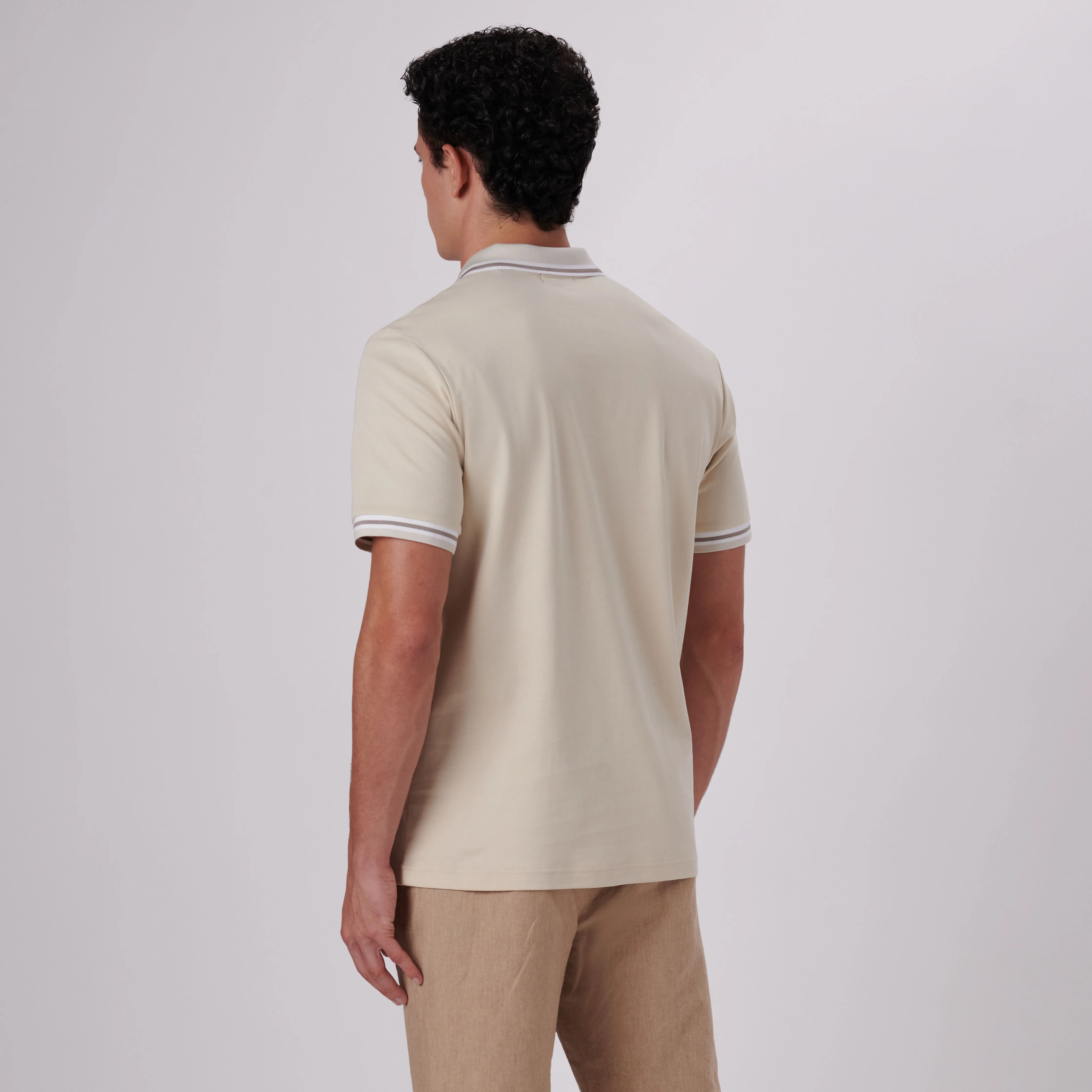Quarter Zip Polo Shirt