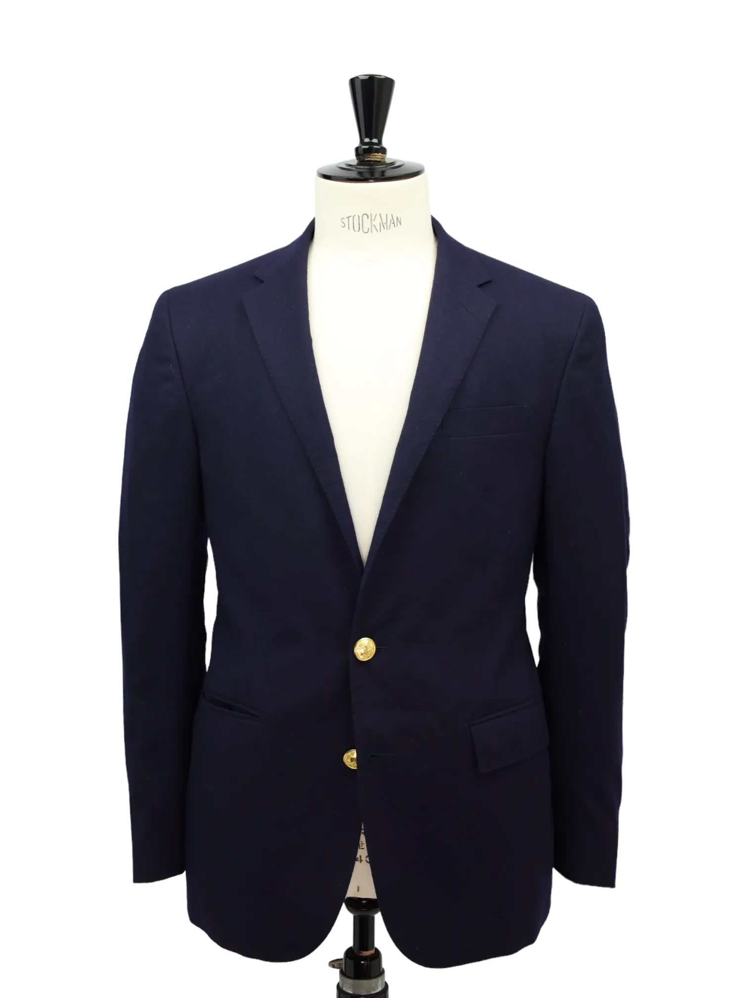 Ralph Lauren Navy Iconic Flannel Blazer