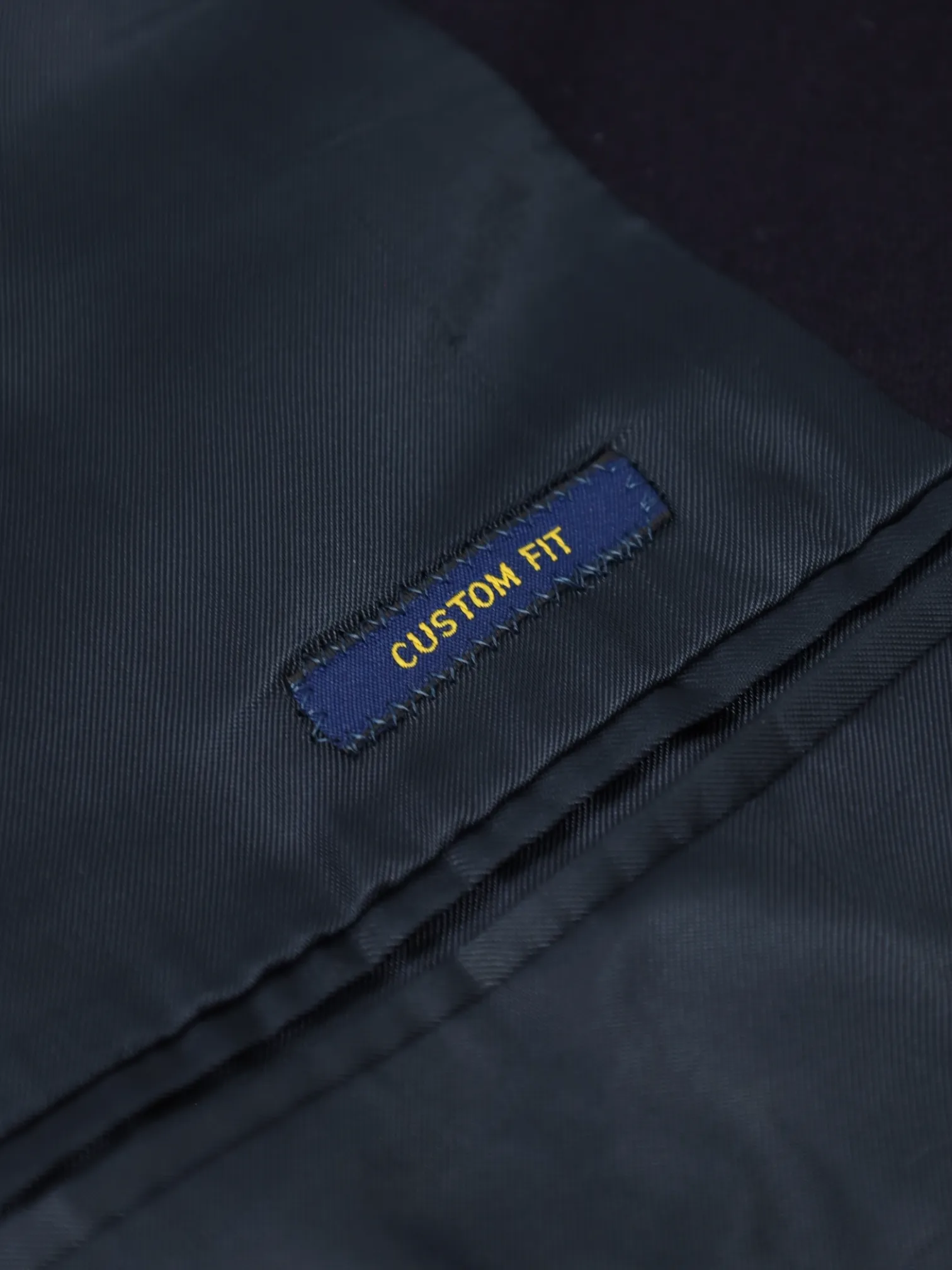 Ralph Lauren Navy Iconic Flannel Blazer