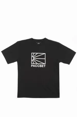 RASSVET MENS COTTON LOGO T-SHIRT BLACK