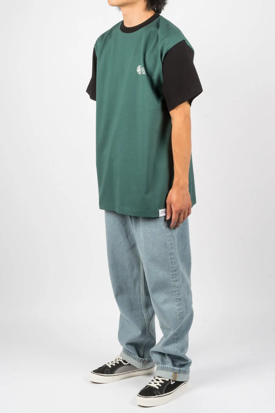 RASSVET TWO TONE TSHIRT GREEN