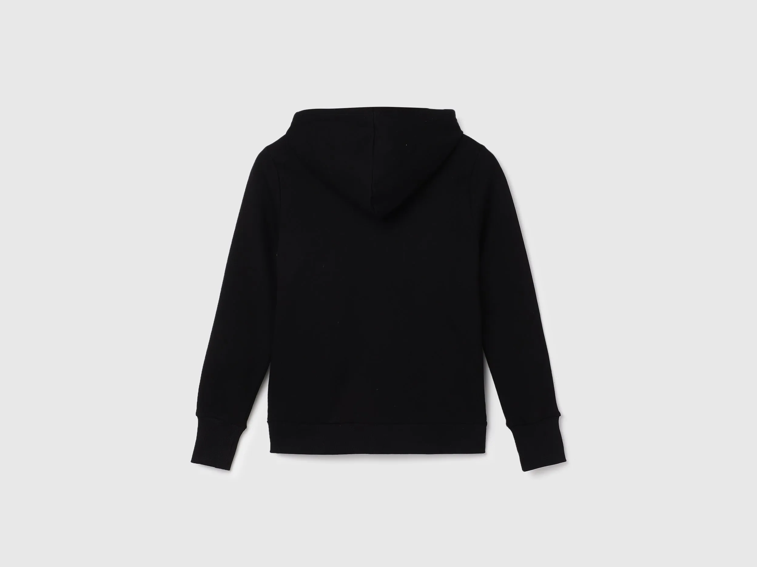 Regular Fit Hooded Neck Solid Pattern Sweatshirt
