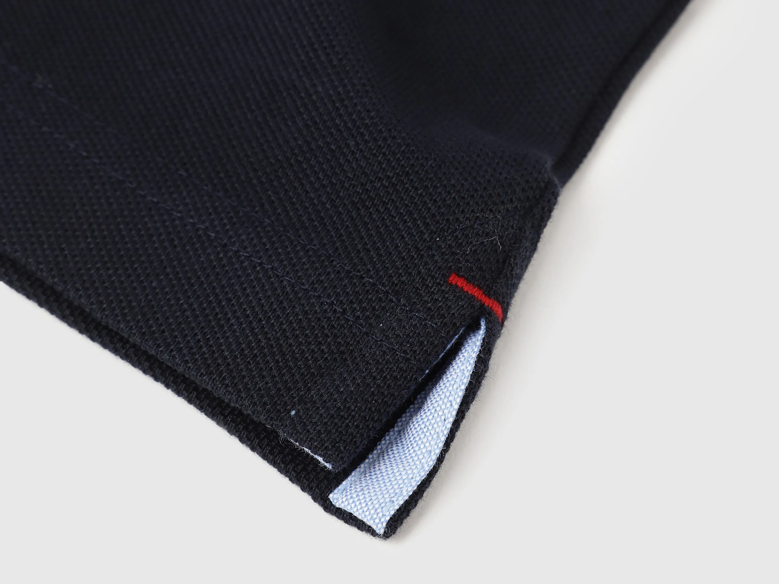 Regular Fit Polo Neck Solid Tshirt