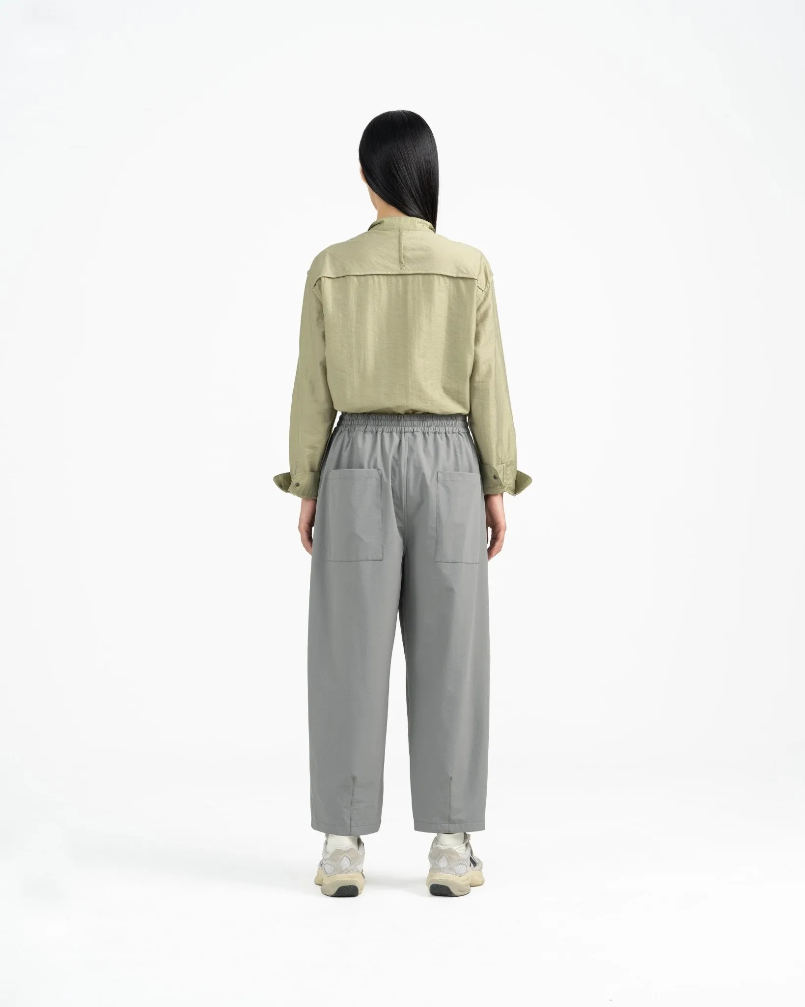 Relaxed Elasticated Trousers 2.0 - Gray