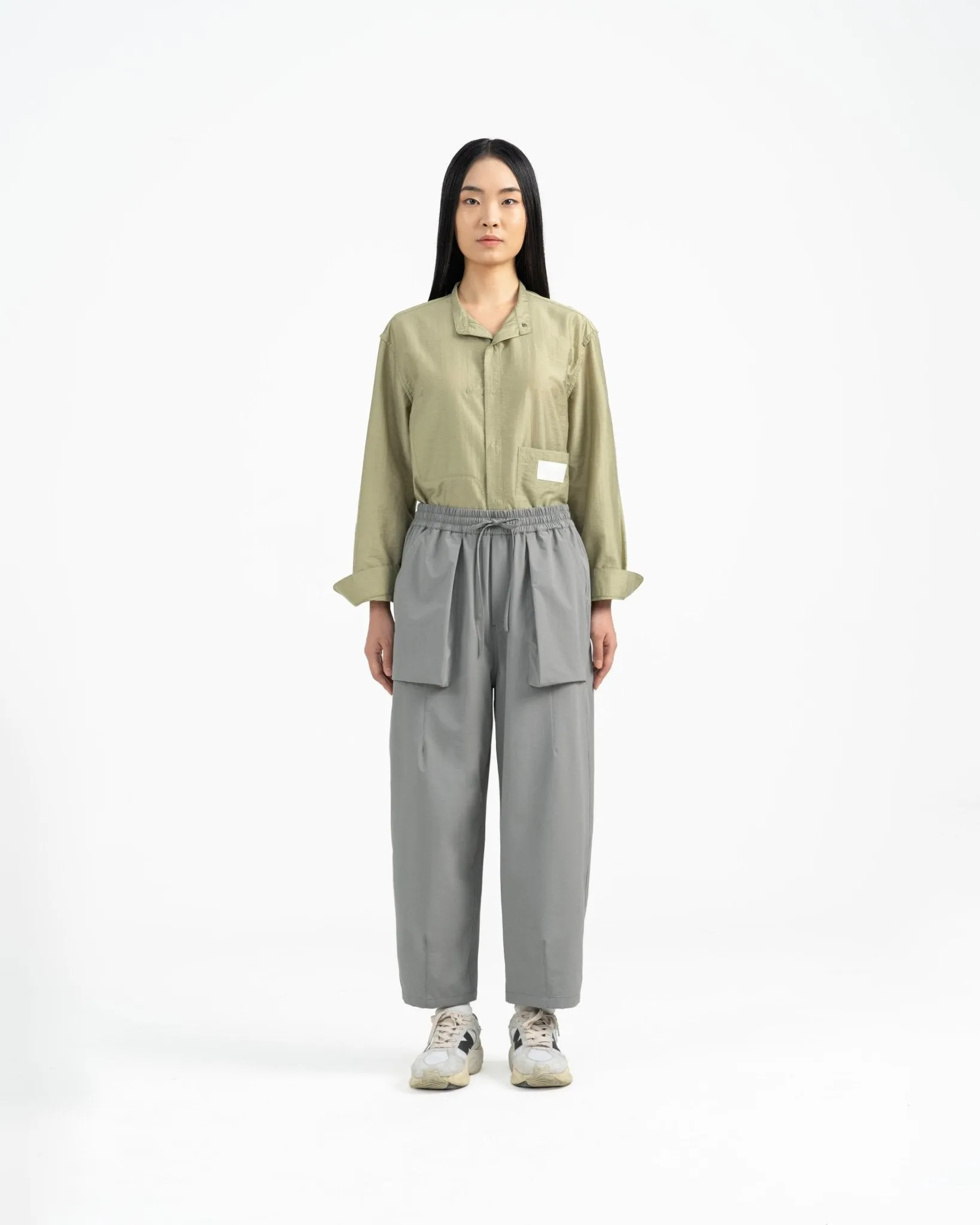 Relaxed Elasticated Trousers 2.0 - Gray