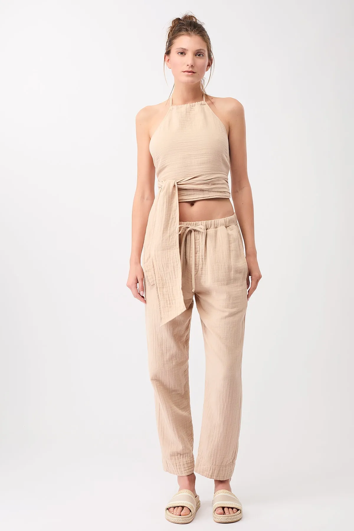 Relaxed Fit Pant Soft Suede