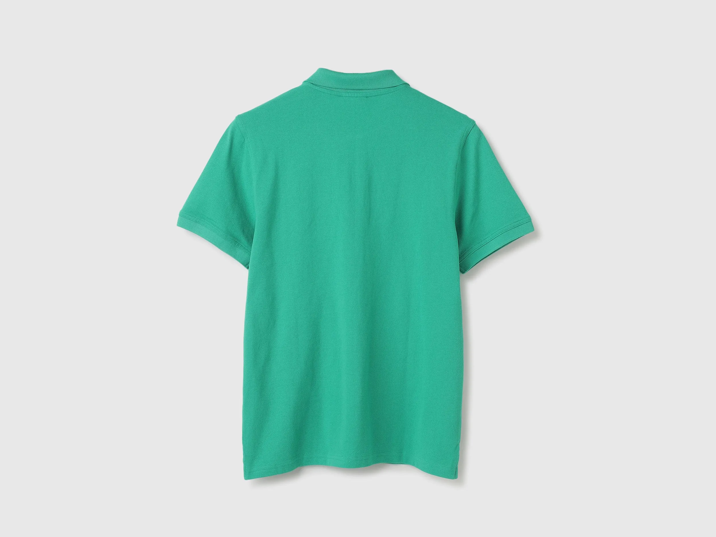Relaxed Fit Polo Neck Solid Tshirt