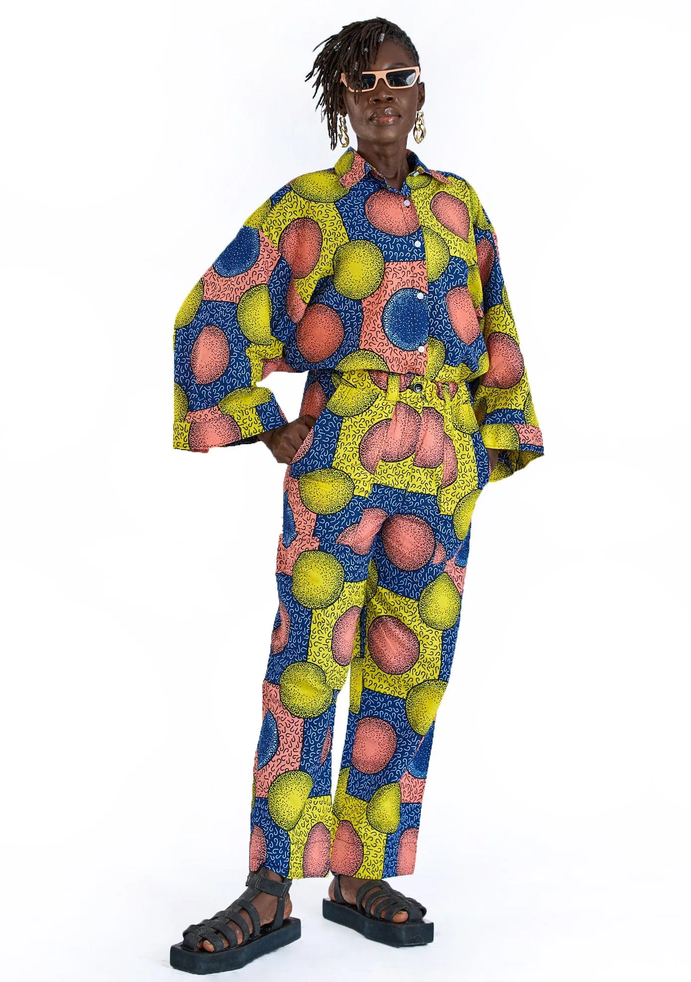 Relaxed Straight Leg Pants - Celestial