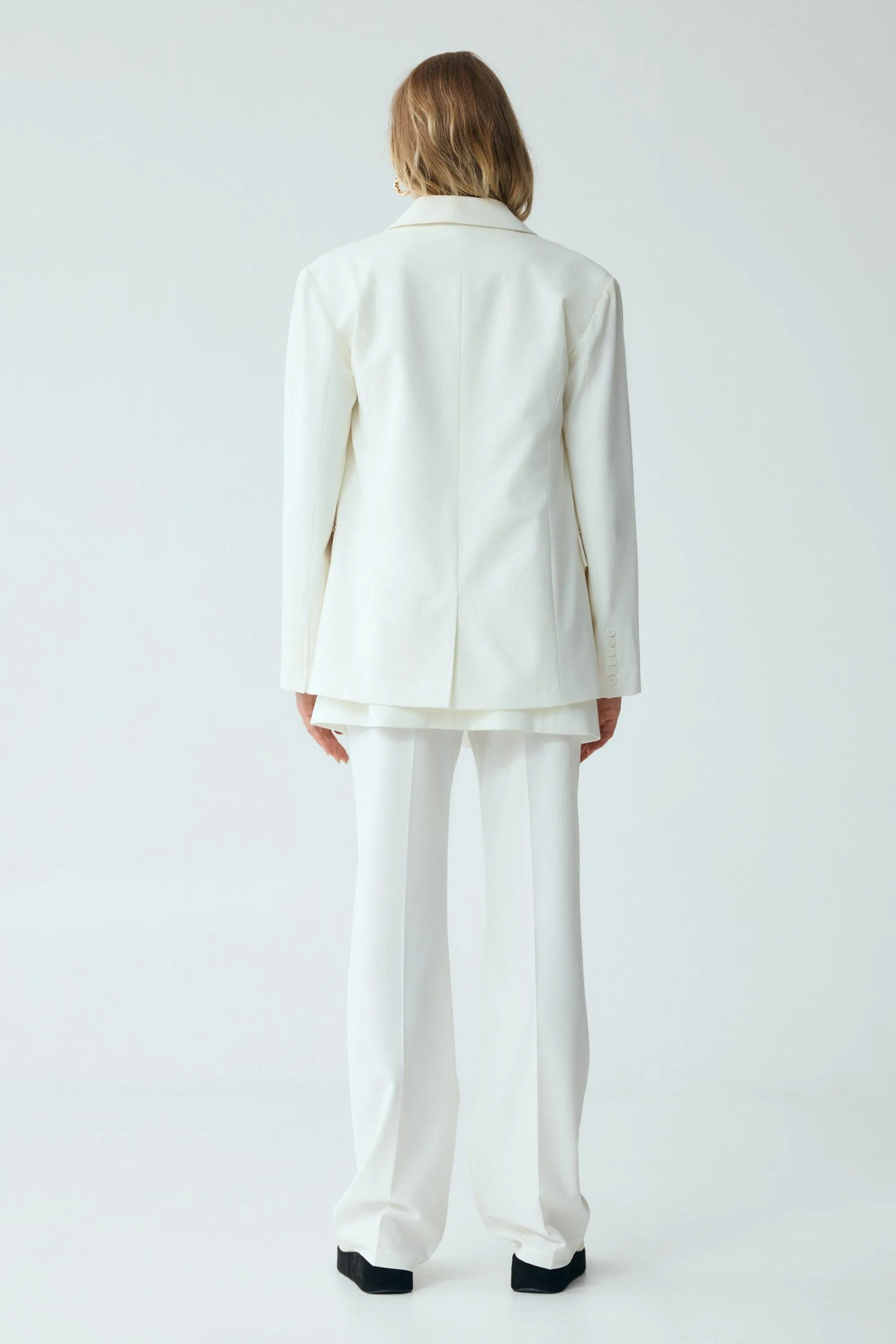 RESET TAILORED BLAZER | OFF WHITE